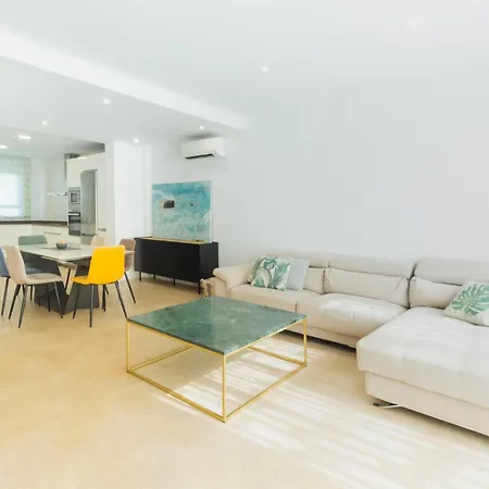 Lujoso Con Jardin Privado A 300 Metros De La Playa Semesterbostad *
